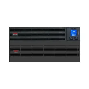 APC SRV10KRILRK On-Line Easy UPS, 10000VA/10000W, Rackmount 5U, 230V, Hard wire 3-wire(1P+N+E) outlet, Intelligent Card Slot, LCD, Extended Runtime, W/ Rail Kit
